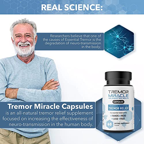 Real Science Nutrition Tremor Miracle Capsules - Essential Tremor Herbal Capsule Supplement  for Hands, Legs, Feet, Head Tremors  - Image 6