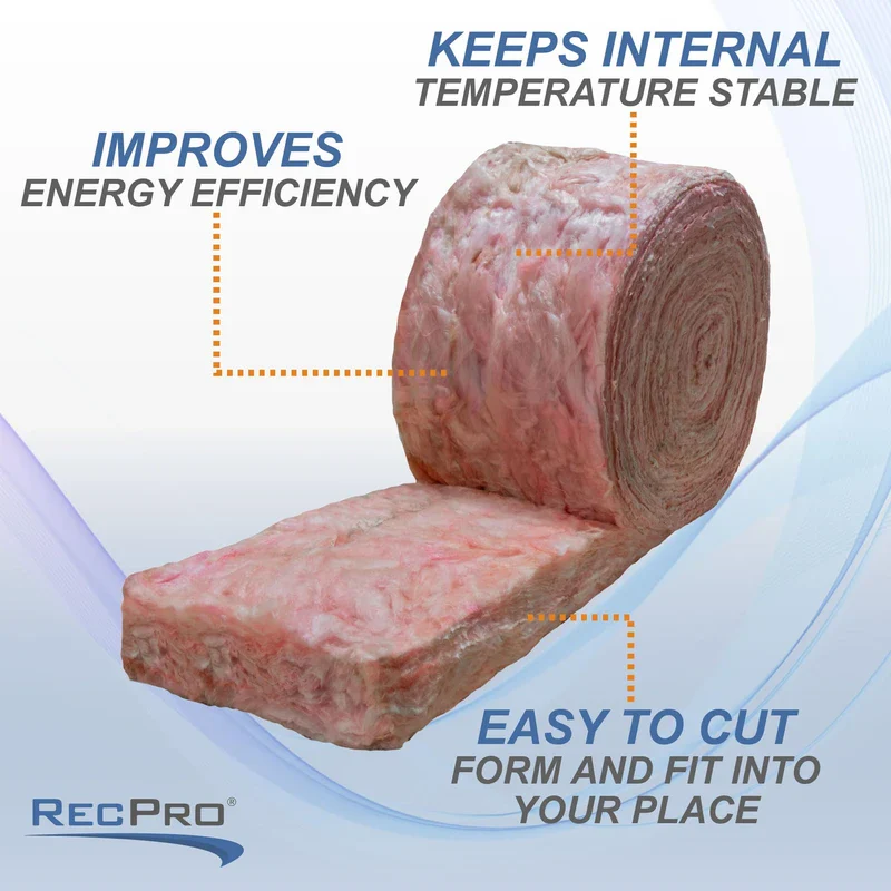 RecPro RV Fiberglass Insulation 2-1/4" Thickness | Unfaced | 15" x 67' Roll | 83.75 SqFt (1-Pack) - Image 4