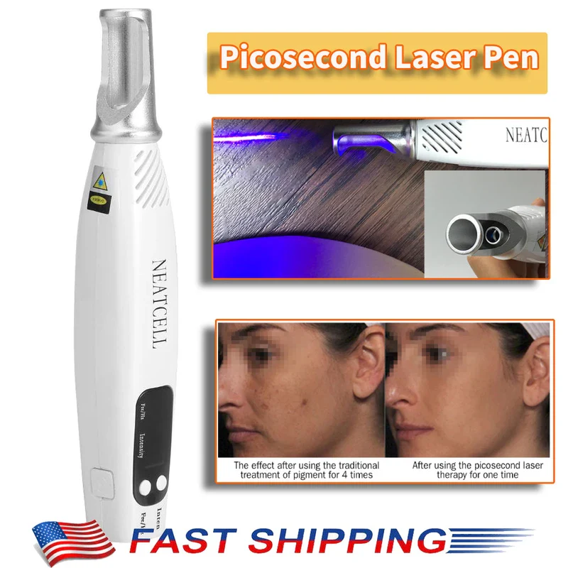 Red/Blue Light Picosecond Laser Tattoo Removal Pen Mole Dark Spot Remover tool - Image 5