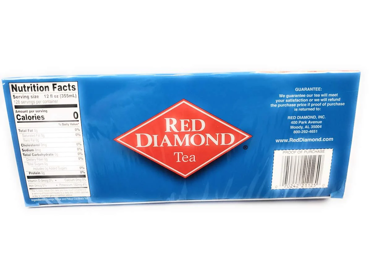 Red Diamond All Natural Iced Tea Bags Gallon Size, 12 Count (1) - Image 6