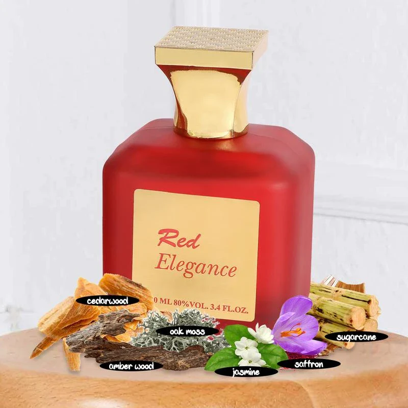 Red Elegance Eau de Parfum Natural Spray Perfume for Women 100ml/3.4fl.oz. - Fragrance for Women - Image 2