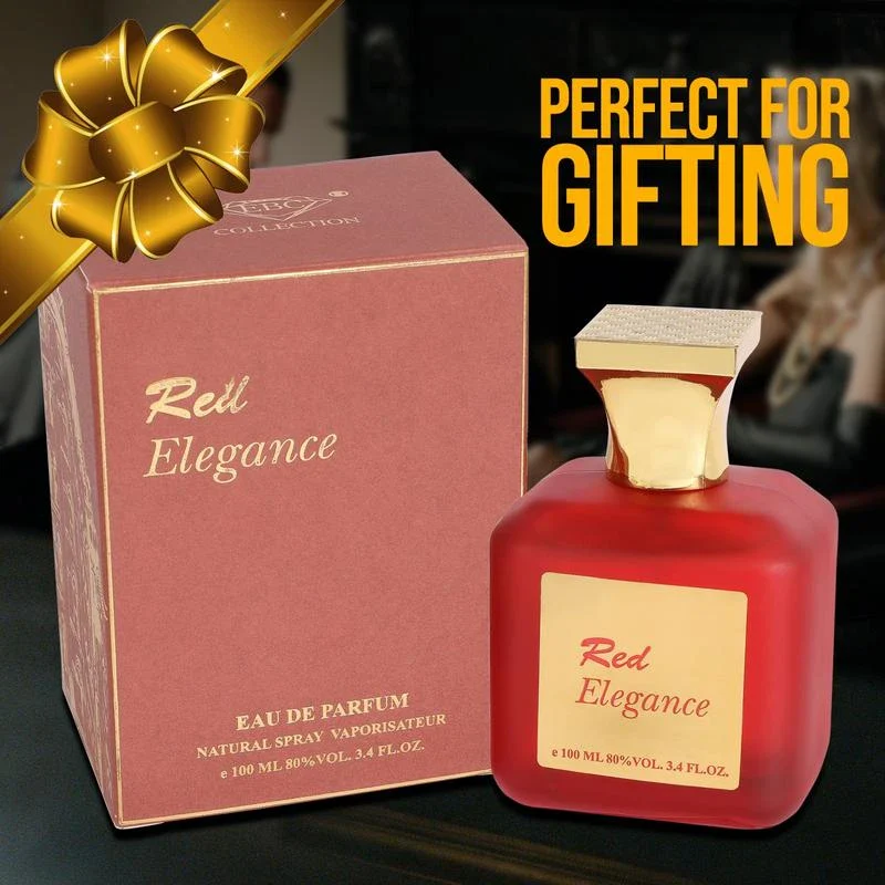 Red Elegance Eau de Parfum Natural Spray Perfume for Women 100ml/3.4fl.oz. - Fragrance for Women - Image 5