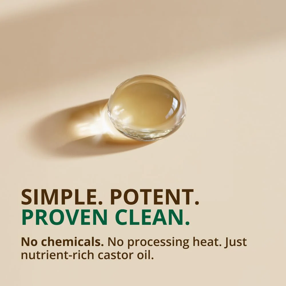 RejuveNaturals Castor Oil (16oz Glass Bottle) USDA Certified Organic, 100% Pure, Cold Pressed, Hexane Free. Boost Hair Growth for Thicker, Fuller Hair, Lashes & Eyebrows. - Image 3