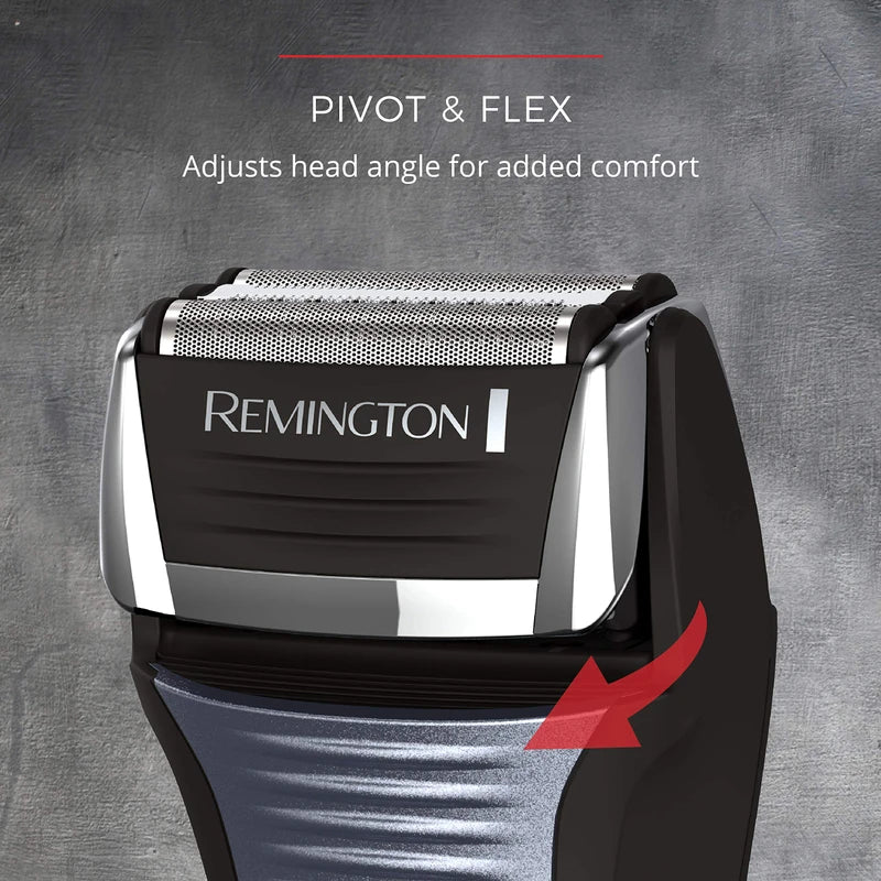 Remington Remington F5 Power Series Foil Shaver, Electric Razor for Men, Cordless Rechargeable with Pop Up Trimmer, Pivot & FlexFoil Technology, Lightweight Handheld Design, Black - Image 3