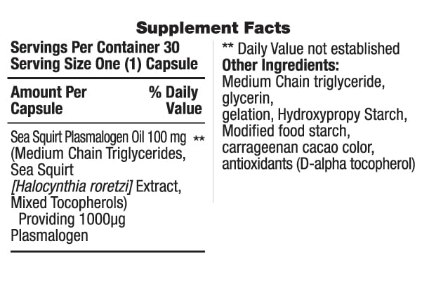 REMORY Plasmalogen Sea Squirt Supplement - Brain Health Supplement - 30 Days Supply - Image 5