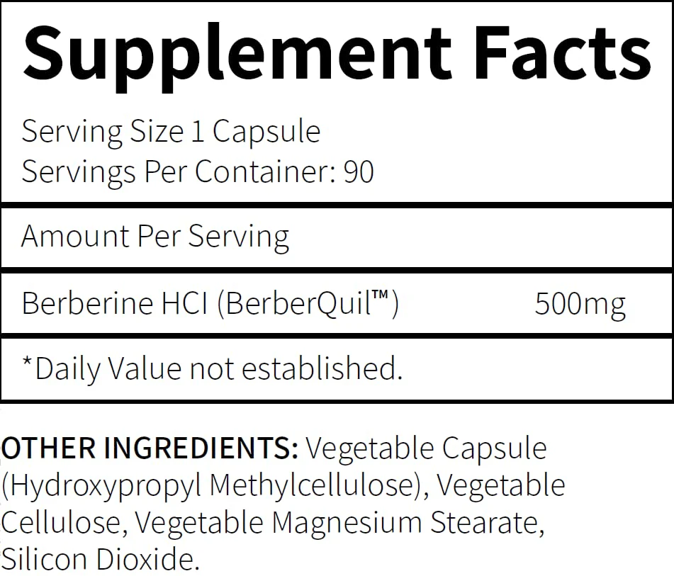 Research Labs 2 Fer 1 Ad - 1500mg Clinical Grade Berberine High Absorption Formula & BerberQuil™ Support. 180 Total Capsules. 500mg Each Capsule - Image 2