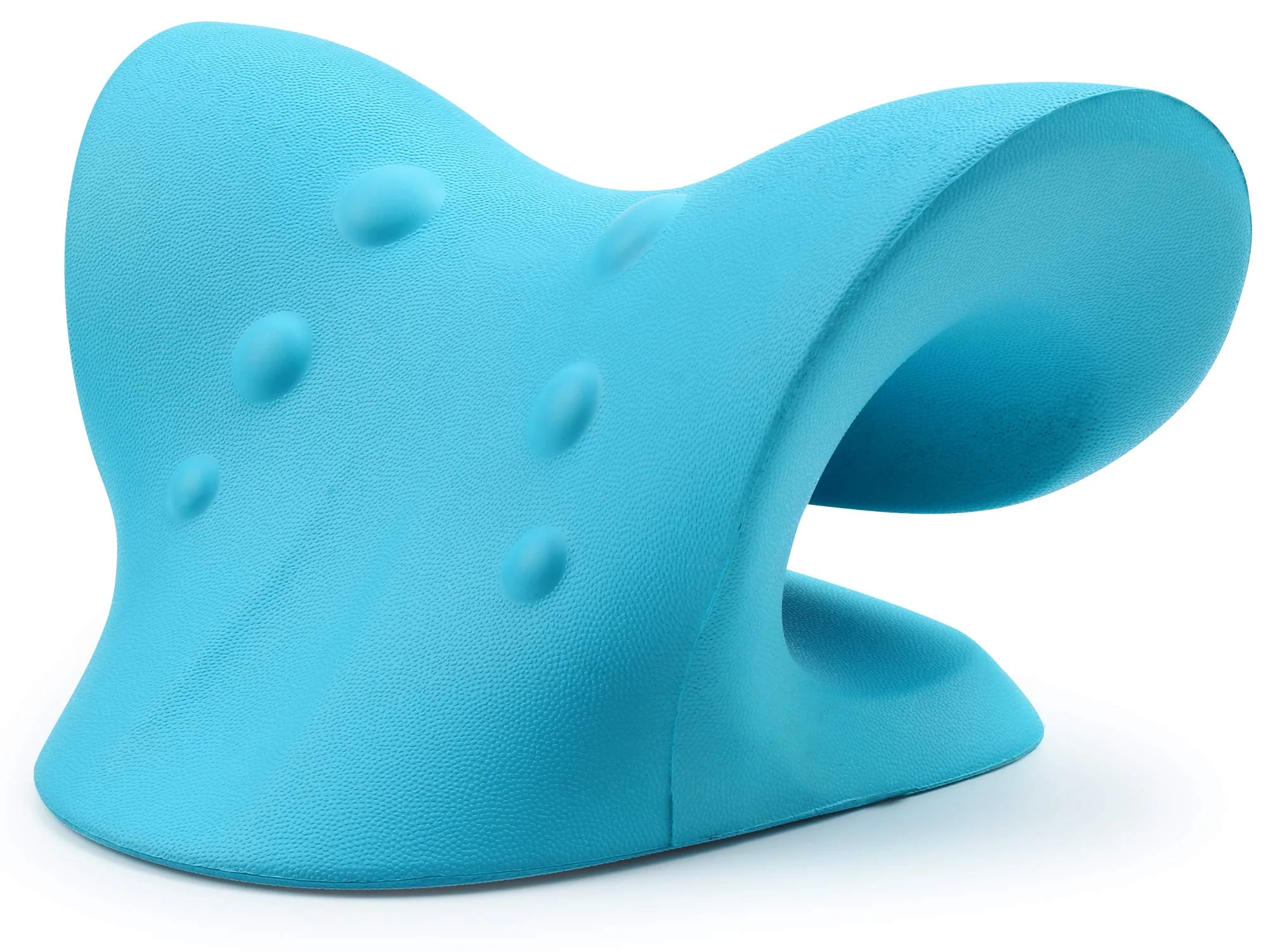 RESTCLOUD Neck and Shoulder Relaxer, Cervical Traction Device for TMJ Pain Relief and Cervical Spine Alignment, Chiropractic Pillow Neck Stretcher (Blue) - Image 7