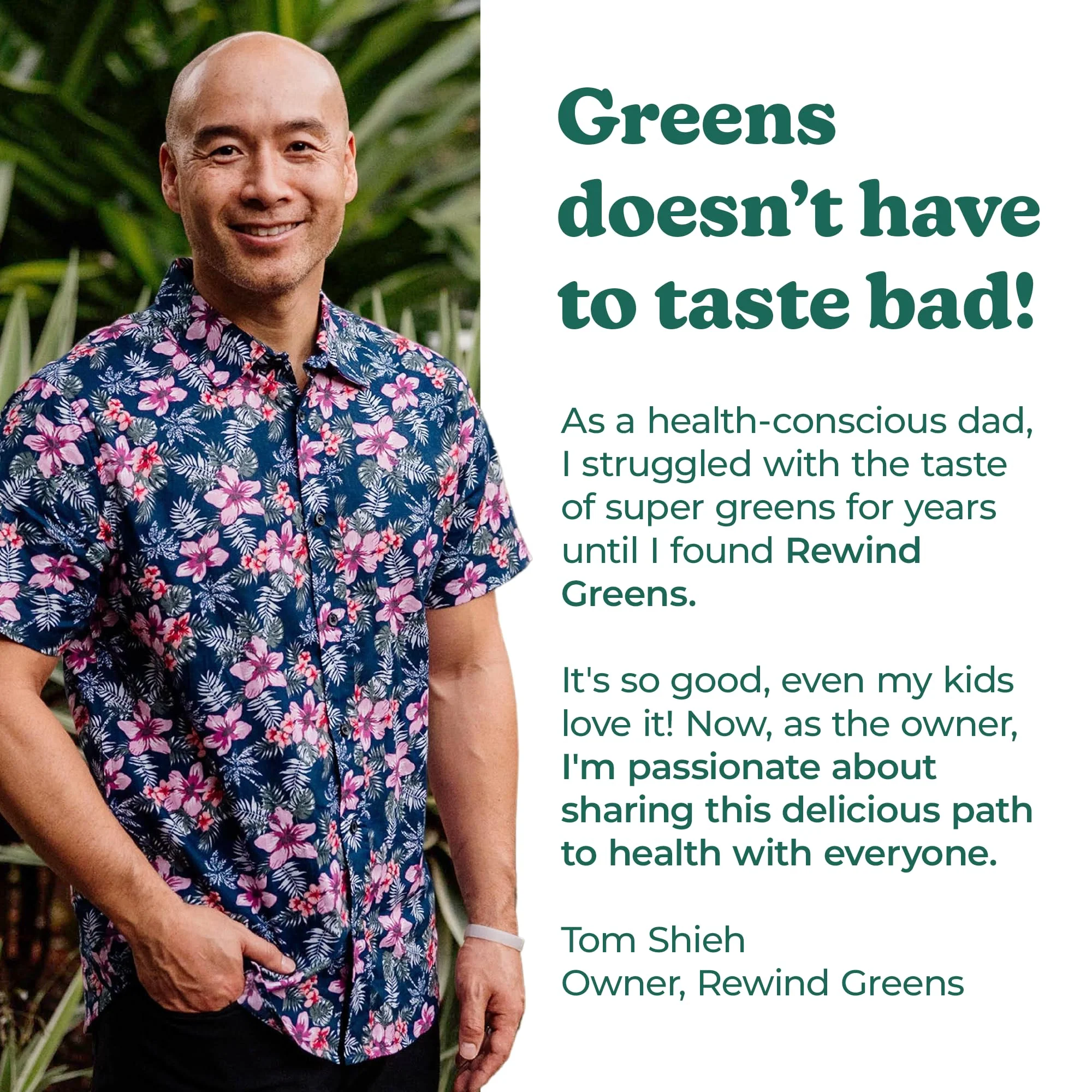 Rewind Best Tasting Super Greens Powder with 40+ Superfoods – Delicious Daily Green Powder with Vitamin B12, Zinc, Vitamin C, Magnesium & Calcium – Green Juice Superfood Mix - Blueberry Acai Flavor - Image 2