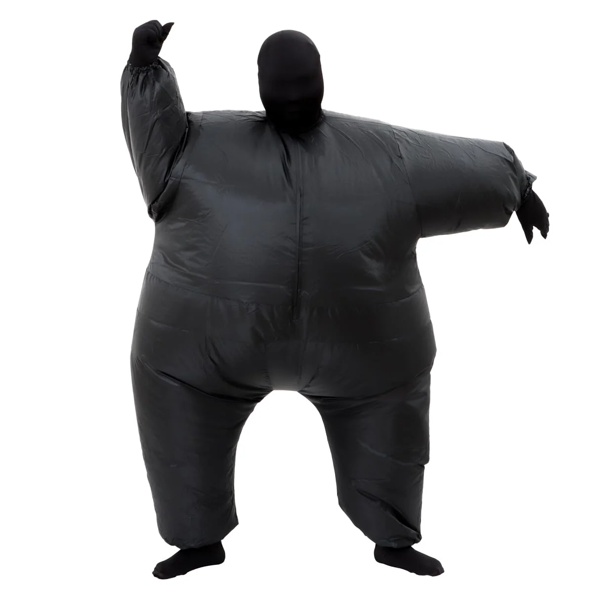 RHYTHMARTS Black Inflatable Costume Full Body Suit Halloween Christmas Costumes Fancy Dress Adult (Black)