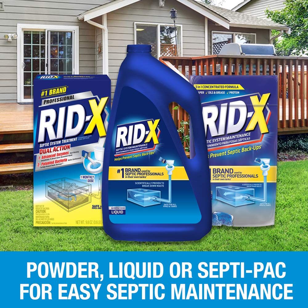 Rid-X Septic Treatment, 12 Month Supply of Septi-Pacs, 12.6 Oz - Image 2