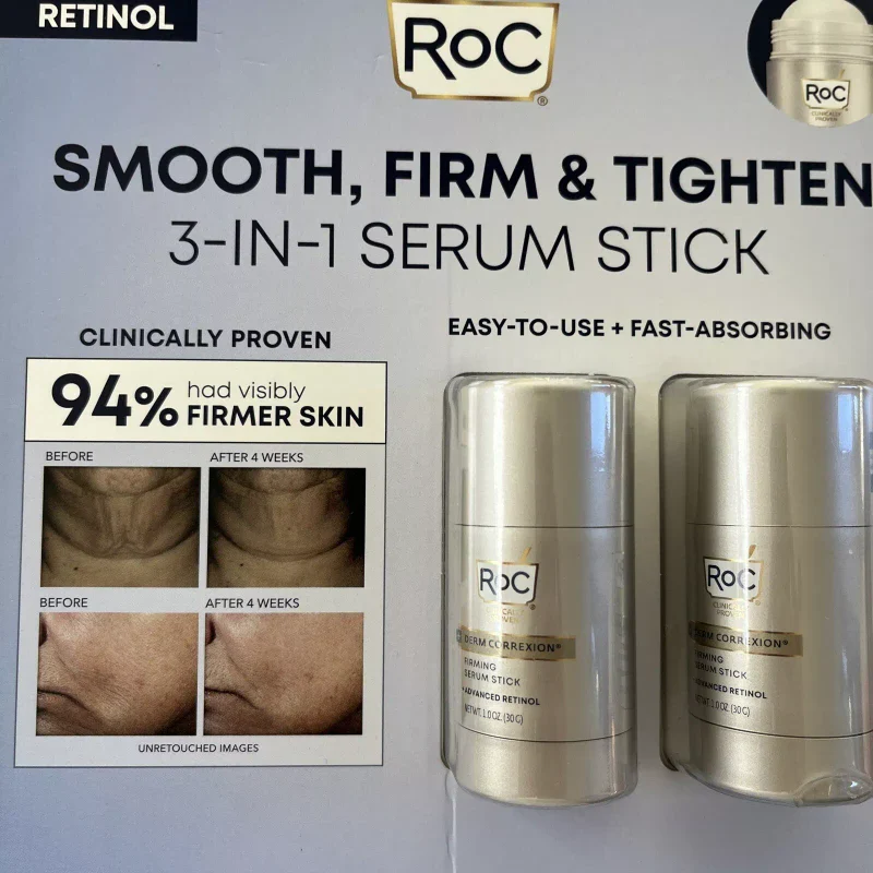 RoC Derm Correxion Firming 3 in 1 Serum Stick, Smooth Firm TIghten 1 Oz, 2-pack - Image 2