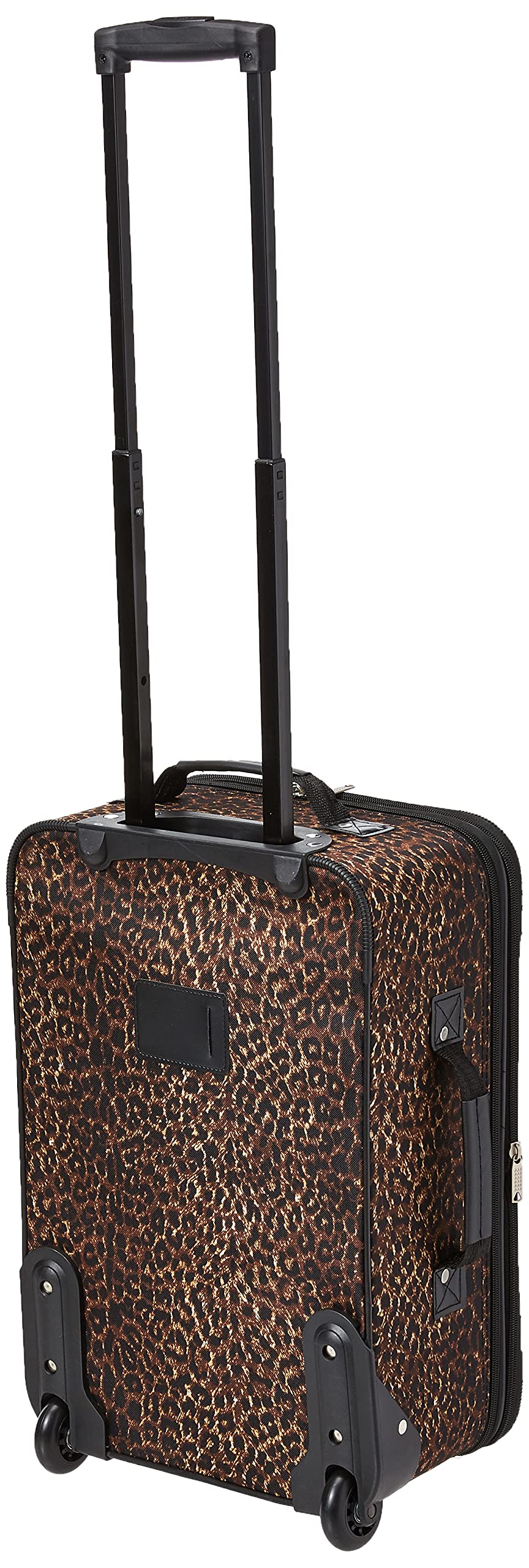 Rockland Fashion Softside Upright Luggage Set, Leopard, 2-Piece (14/19) - Image 8
