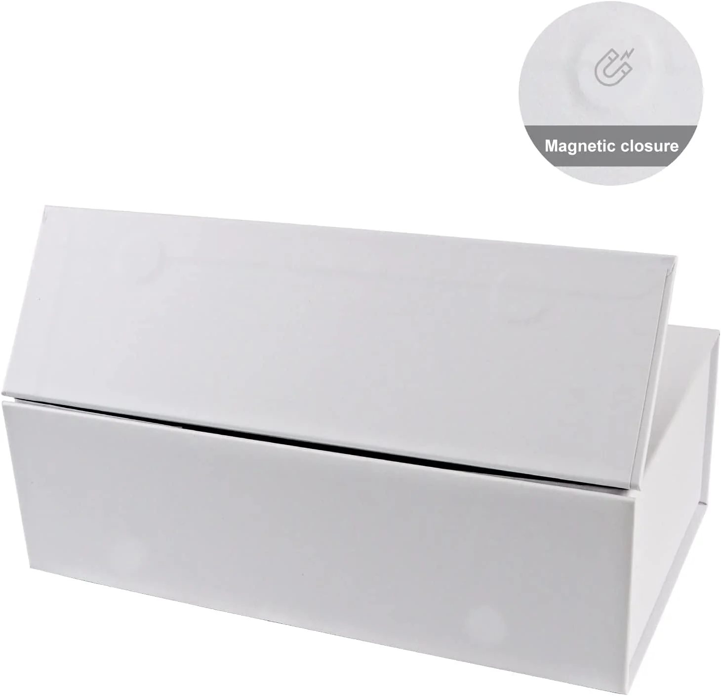 ROSTELACK Gift Box, 10' x 6' x 3', 5PCS, White, Luxury Gift Packaging with Magnetic Closure Lid, Ideal for Christmas, Thanksgiving, Wedding, Mother's Day, Birthday Gifts - Image 5