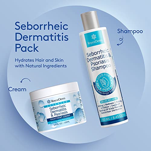 Roycederm Psoriasis Shampoo, Seborrheic Dermatitis Shampoo, Folliculitis Shampoo, Dandruff Shampoo, Scalp Psoriasis & Seborrheic Dermatitis Treatment, Dry Itchy Scalp Treatment - Image 4