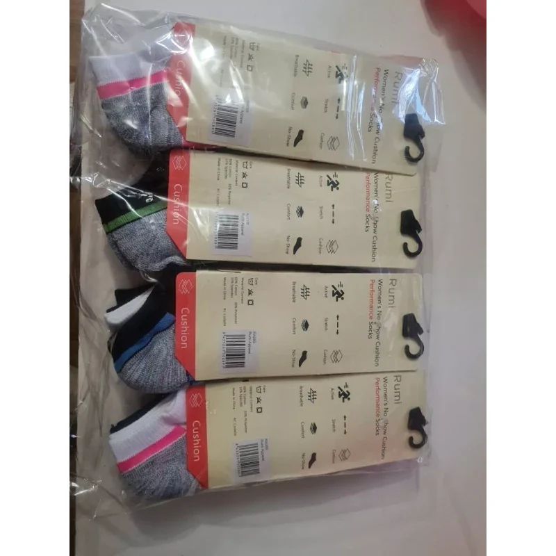 Rumi Apparel Socks Pair Size Sock Side 9-11 and Shoe Side 5-11 12 Pair - Image 2