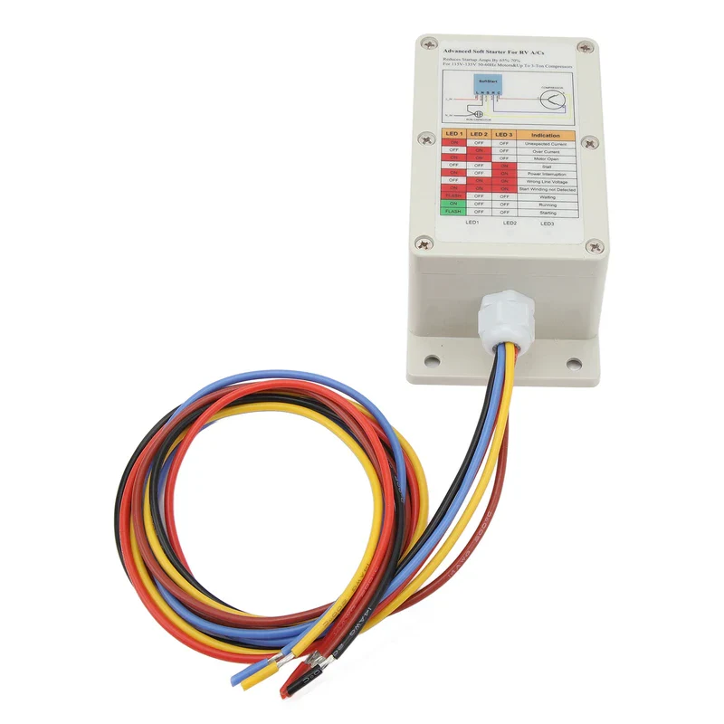 RV AC Soft Starter ASY 364 X20 IP 364 Air Conditioner Soft Start Compressor Unit Kit for 115V to 135V 50 to 60Hz Motors and Up - Image 10