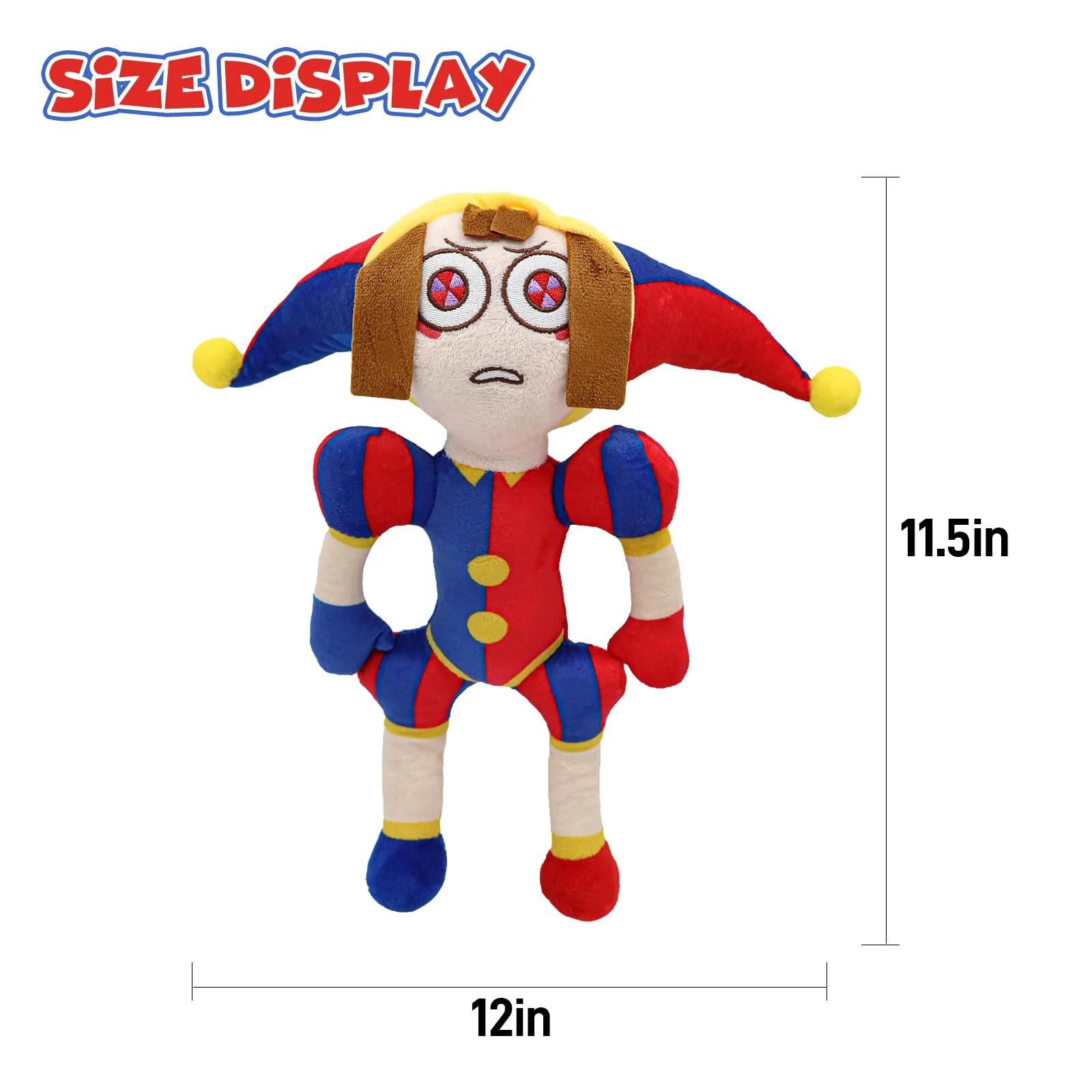 SAJISP The Amazing Digital Circus Plush,4pcs Pomni Plushies Toy Gift, Cute Stuffed Figure Doll for Kids and Adults, Birthday Halloween Christmas Choice for Boys Girls - Image 4