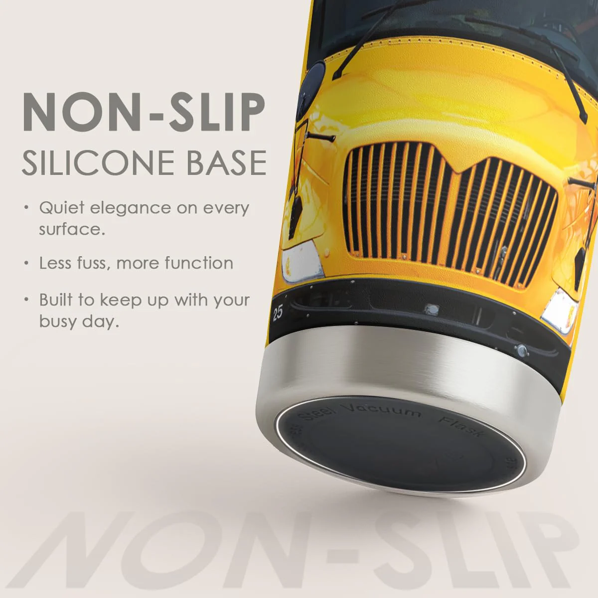 SANDJEST Bus Driver Tumbler - School Bus 20 oz Stainless Steel Double Wall Vacuum Tumblers Coffee Travel Mug - Thermal Cups Birthday, Christmas, Back To School Gifts for Men, Women, Friends, Besties - Image 4