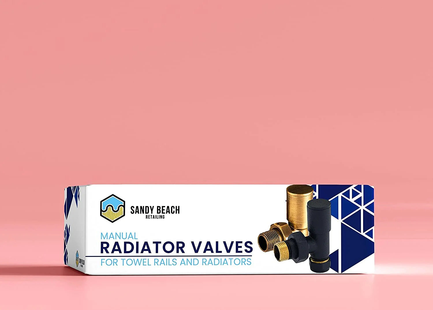 Sandy Beach Grey Straight Radiator Valves - Anthracite Radiator Valves, Grey Towel Radiator - 15mm - Image 5
