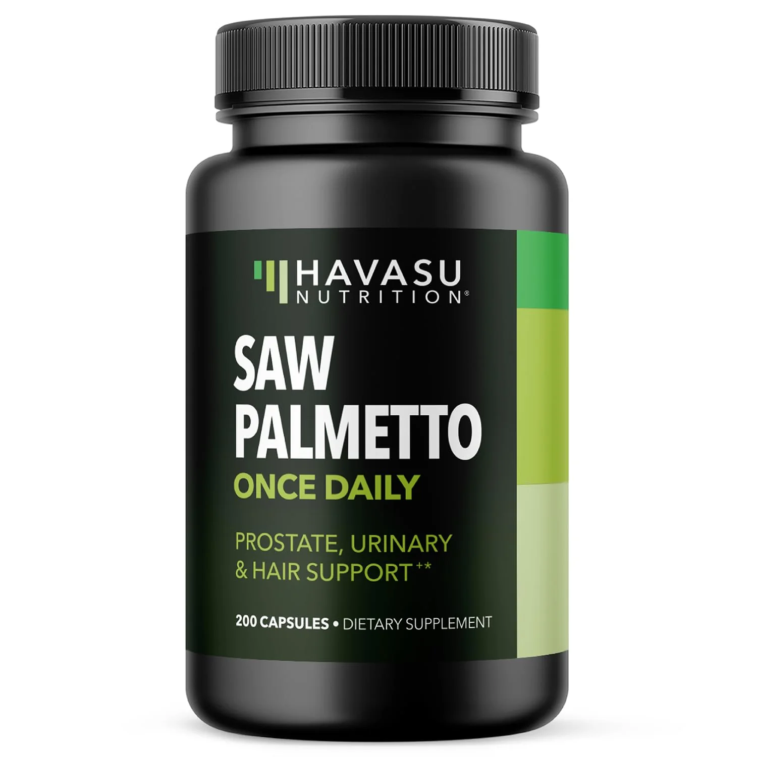 Saw Palmetto for Men Prostate Health Supplement to Promote Urinary Tract Function - 500mg Per Serving - 200 Count - DHT Blocker Hair Vitamin - Vegan, Non-GMO Capsules, Over 6 Month Supply