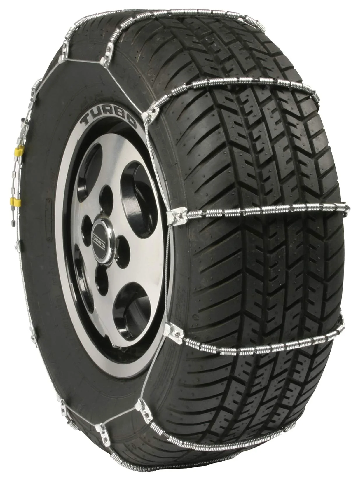 SCC SC1026 Radial Chain Cable Traction Tire Chain, Silver, Set of 2