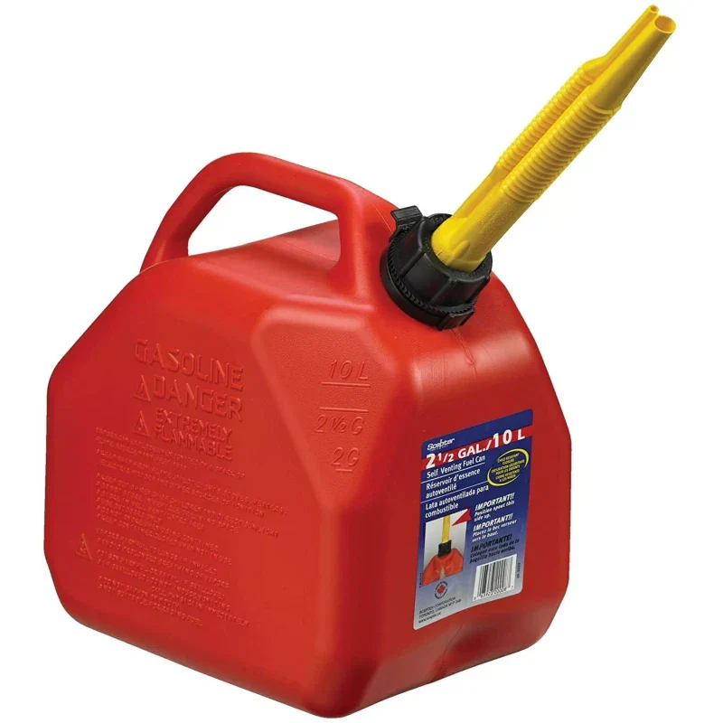 Scepter 07079 10 Liter 2.5 Gallon Fuel Can Red  31 x 29 x 20 centimeters - Image 3