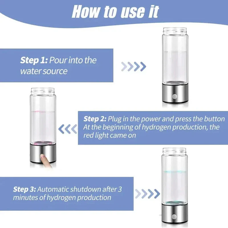 AquaHealth Hydrogen Water Bottle - Image 6