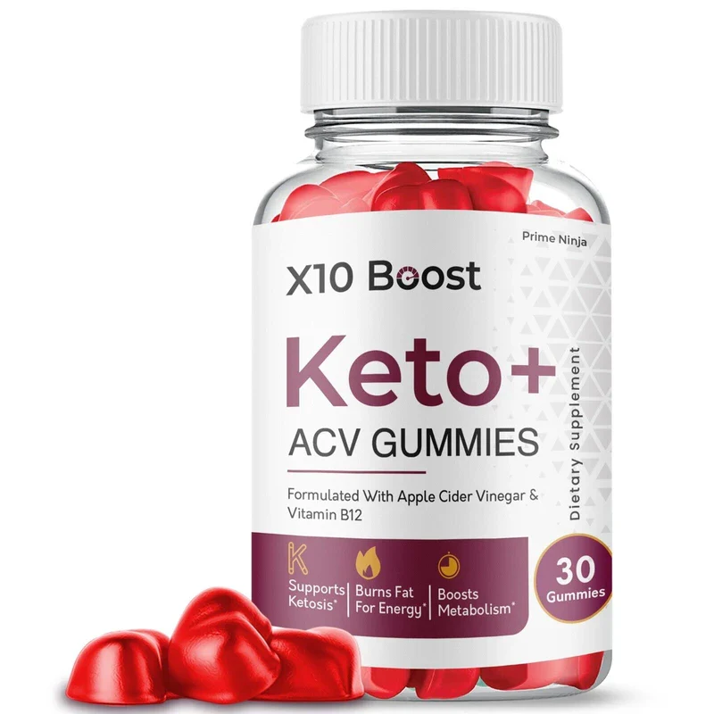 X10 Boost Keto ACV Gummies, X10 Gummies Maximum Strength Official (5 Pack) - Image 2