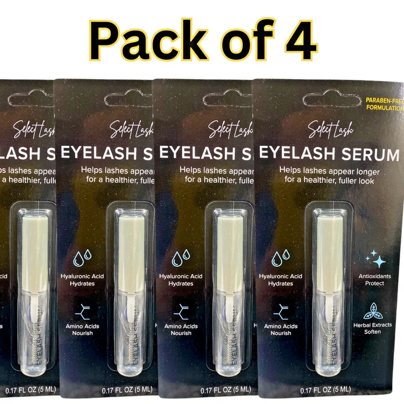 Select Lash Eyelash Serum – 0.17 fl oz Each – Paraben-Free Formula – 4pk - Image 2