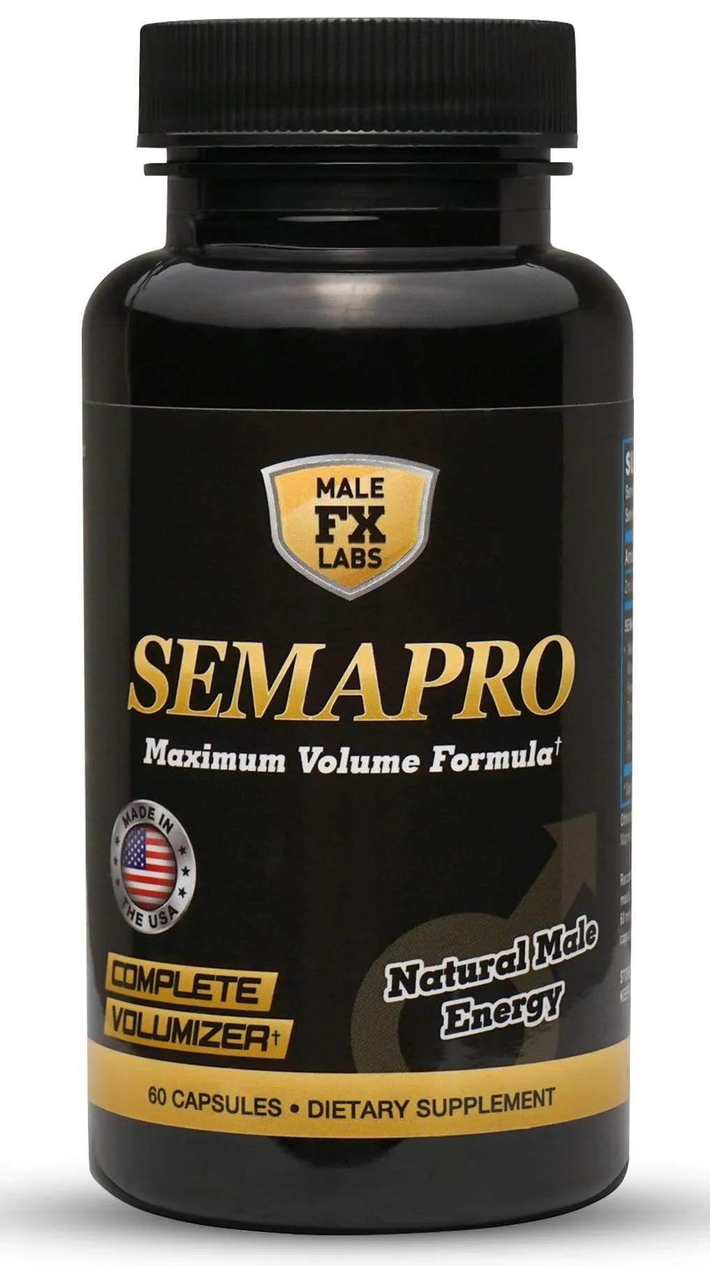 SEMAPRO - Extreme Semen Volumizer and Male Energy Formula - All Natural Endurance, Stamina & Health