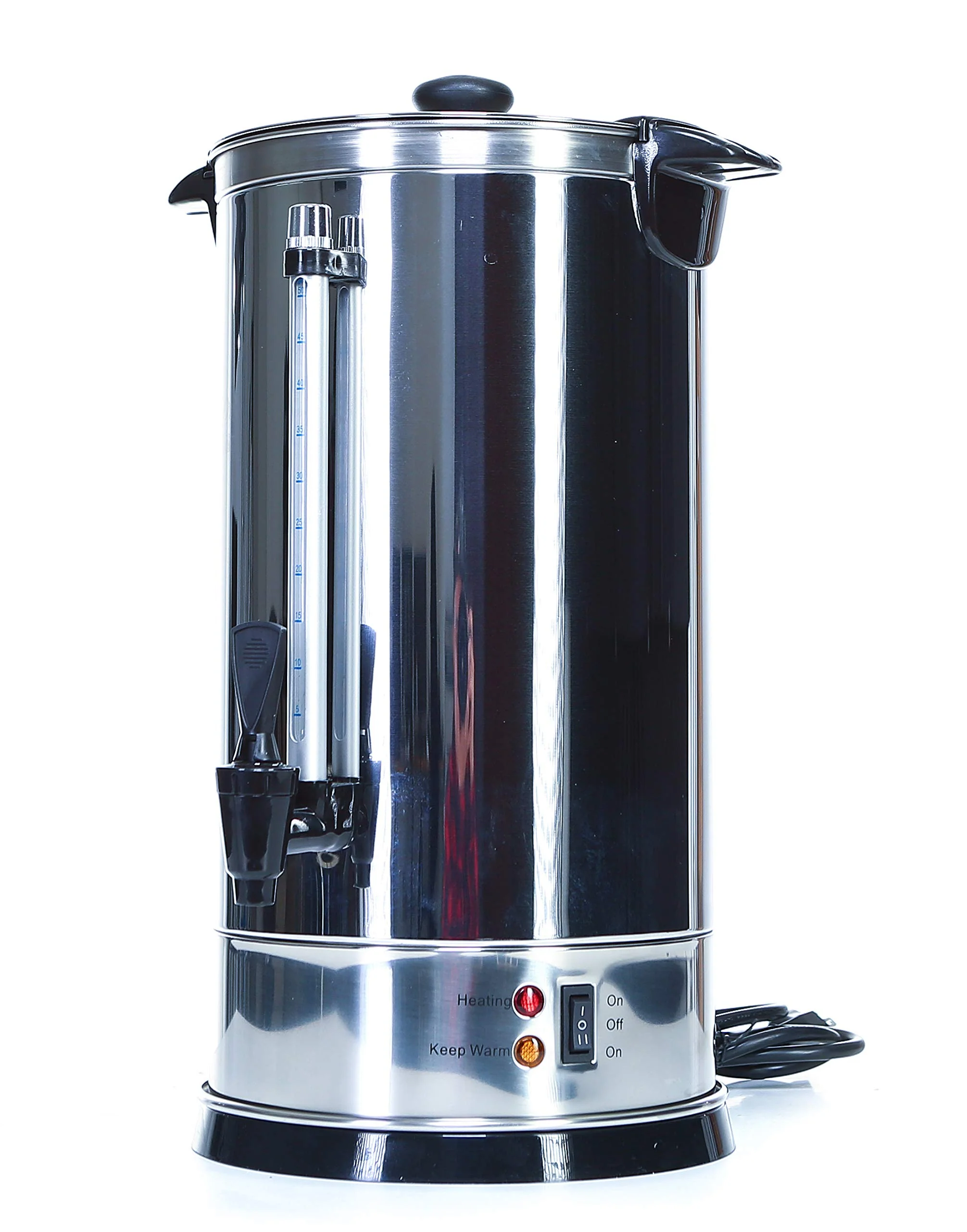 Shabbat Urn 40 Cups - Stainless Steel Hot Water Boiler & Warmer - Customize Temperature Control Commercial & Home Urns Great for Catering Buffets Parties Weddings Holiday Jewish Dinners - Image 3