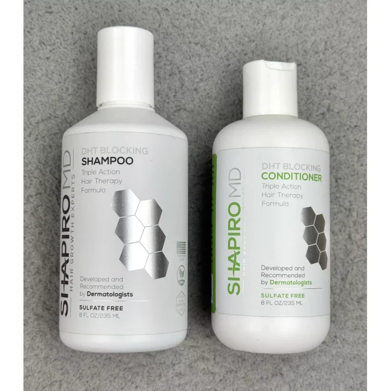 Shapiro MD Hair Loss Shampoo and Conditioner 1-Month Supply DHT Blocking