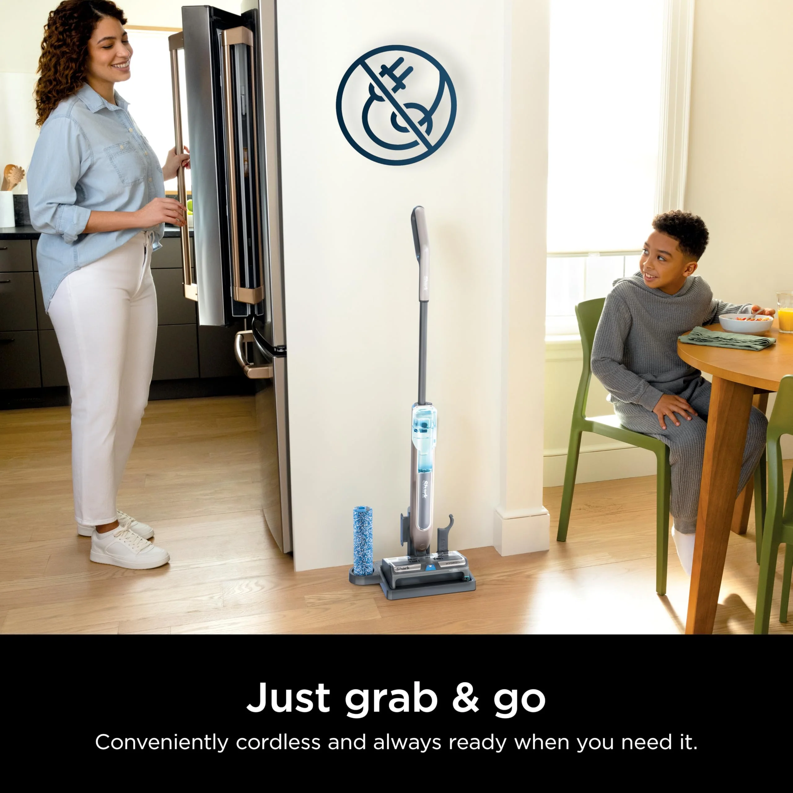 Shark WW201 HydroDuo with Dirt-Reveal Technology, Cordless, Hard Floor Cleaning System, Wet & Dry Debris Pickup, Mops & Scrubs All at Once, Hardwood, Tile, Laminate & Stone, Stone Metallic (Renewed) - Image 5