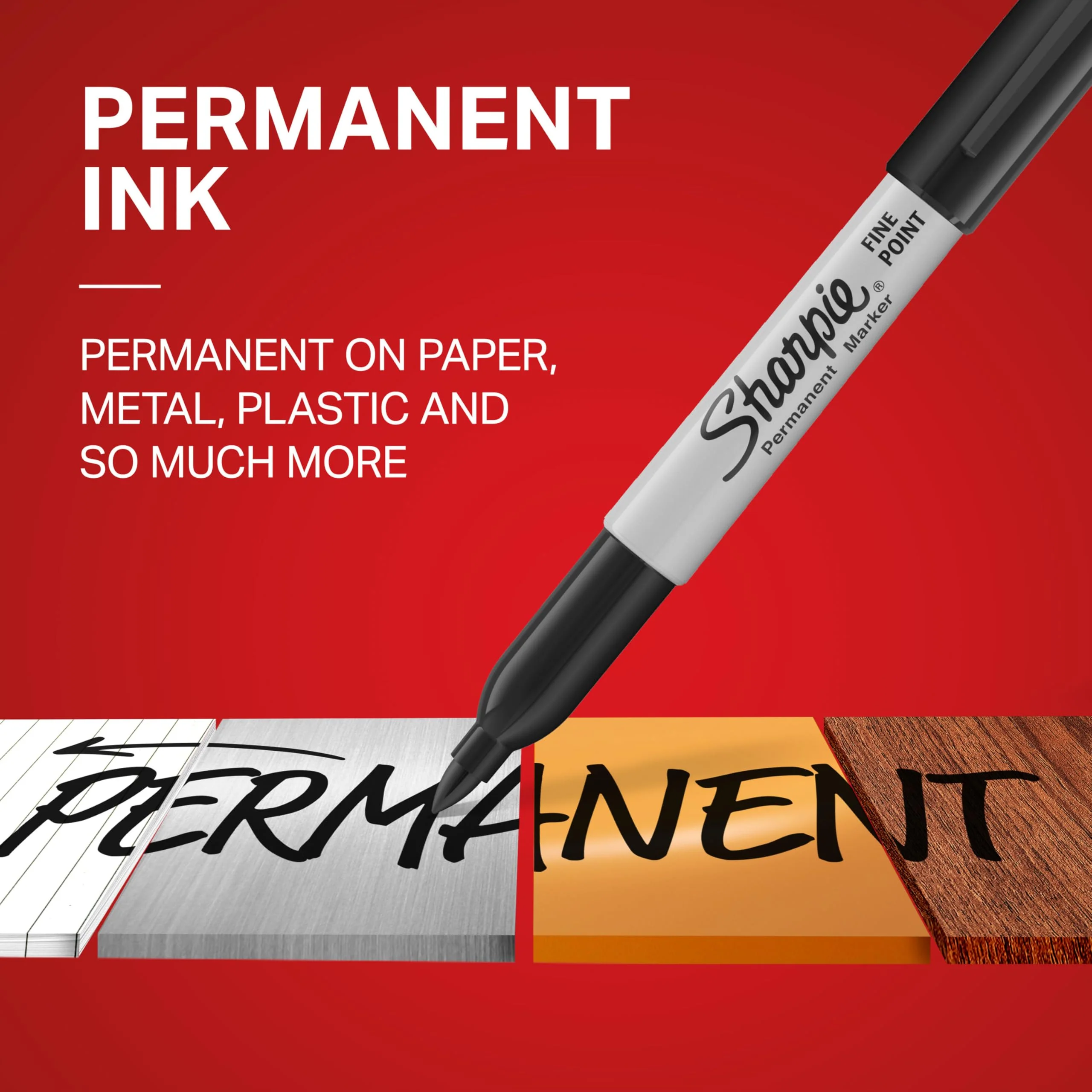 Sharpie Permanent Markers, Fine Point, Black, 40 Count - Image 6