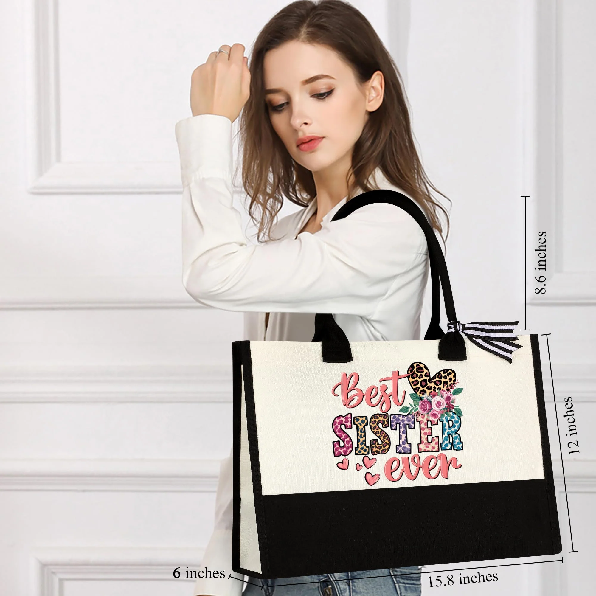 Sister Birthday Gifts, Christmas Birthday Gifts for Sister Sis, Mothers Day Ideas Present Basket Set of 6 - Image 7