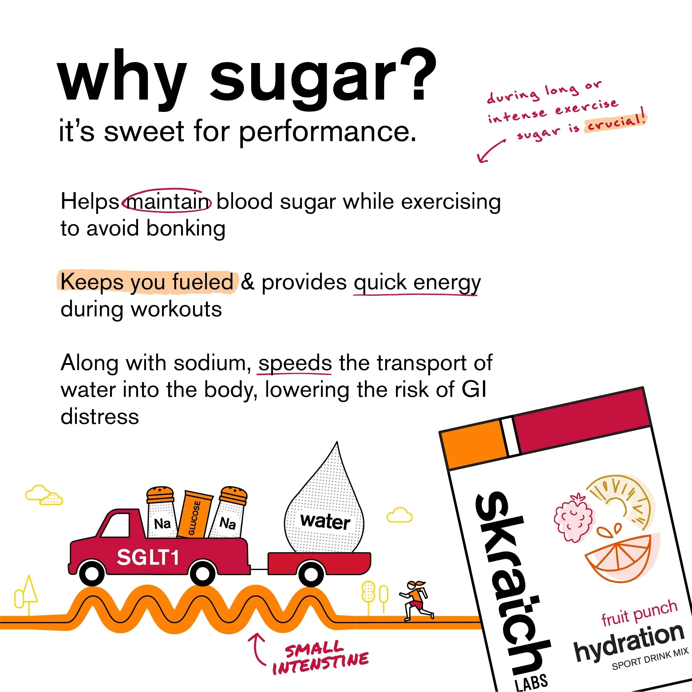 Skratch Labs Hydration Powder | Sport Drink Mix | Electrolytes Powder for Exercise, Endurance, and Performance | Fruit Punch | 20 Servings | Non-GMO, Vegan, Kosher - Image 2