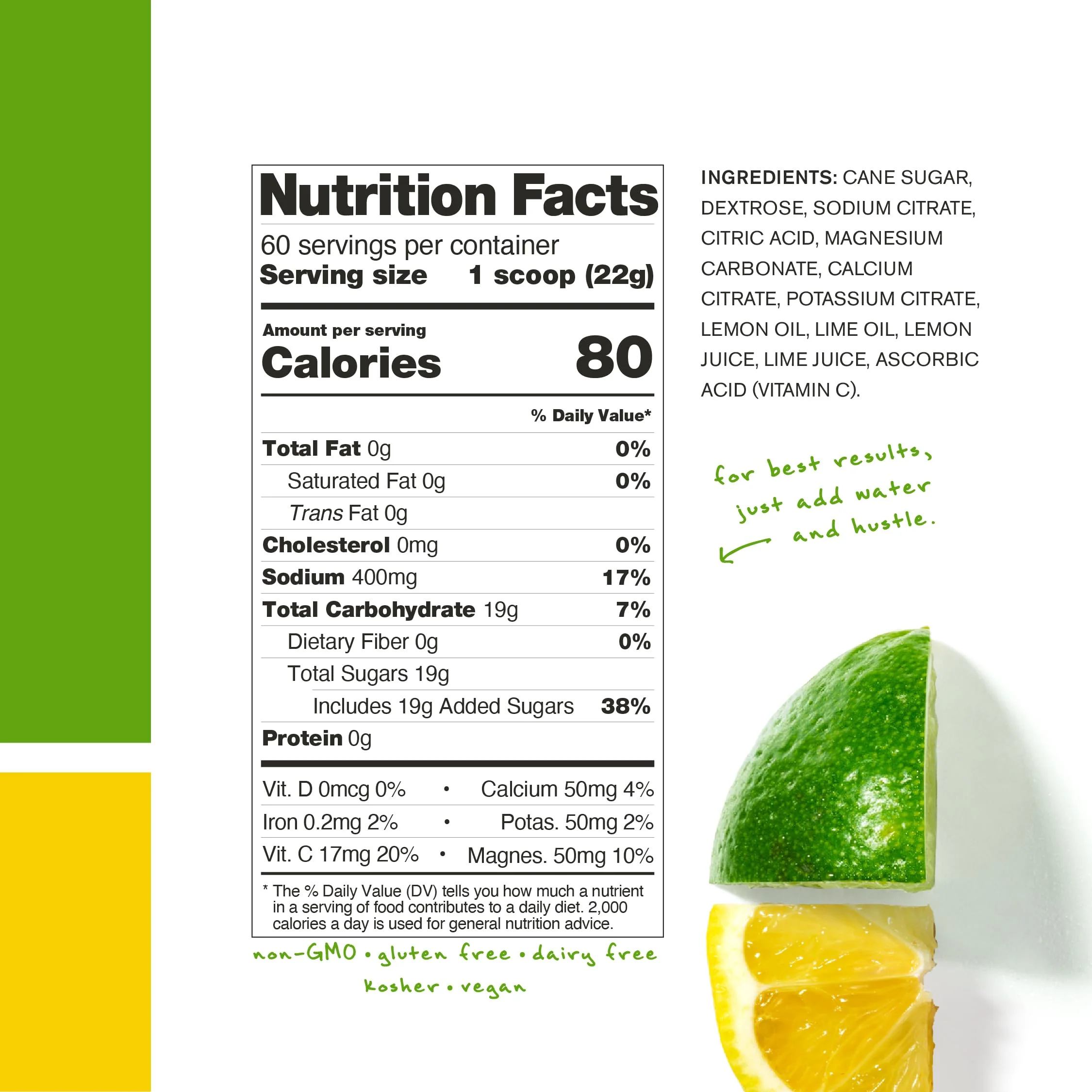 Skratch Labs Hydration Powder | Sport Drink Mix | Electrolytes Powder for Exercise, Endurance, and Performance | Lemon + Lime | 60 Servings | Non-GMO, Vegan, Kosher - Image 6