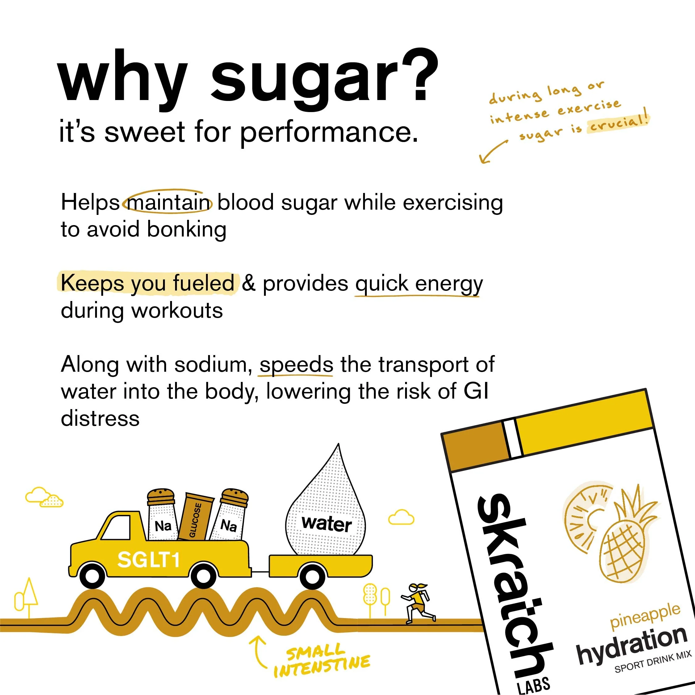 Skratch Labs Hydration Powder | Sport Drink Mix | Electrolytes Powder for Exercise, Endurance, and Performance | Pineapple | 20 Servings | Non-GMO, Vegan, Kosher - Image 6