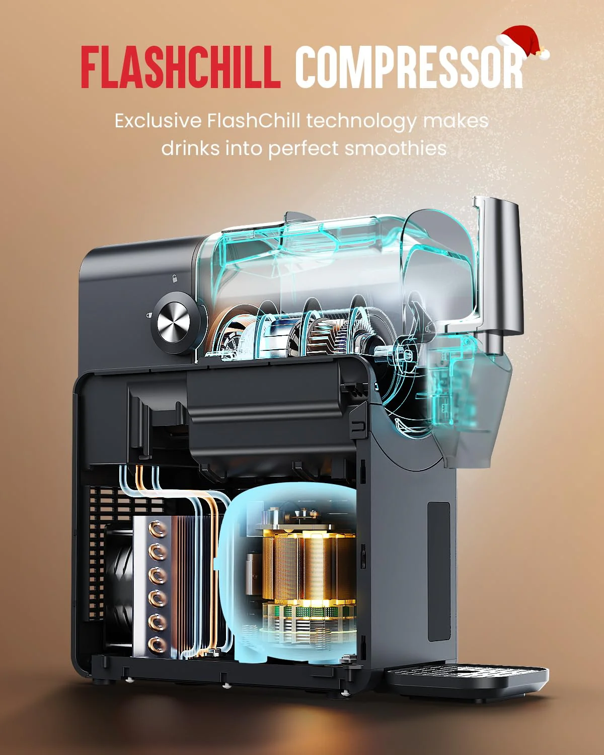 Slushie Machine No Ice Needed 68oz, Slushy Machine for Home with LED Display and 5 Preset Modes, Auto-Clean, Frozen Drink Maker Perfect for Margarita,Frappés, Cocktail Smoothie, Milkshake and More - Image 8