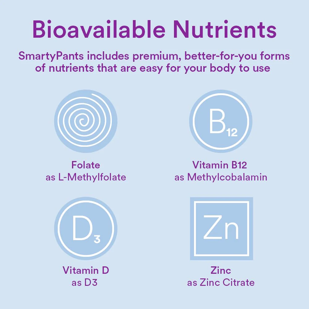 SmartyPants Toddler Multivitamin Gummies: Omega 3 Fish Oil (EPA/DHA), Vitamin D3, C, Vitamin B12, B6, A, K & Zinc, Biotin, Beta Carotene, Gluten Free, Three Fruit Flavors, 90 Count (30 Day Supply) - Image 5