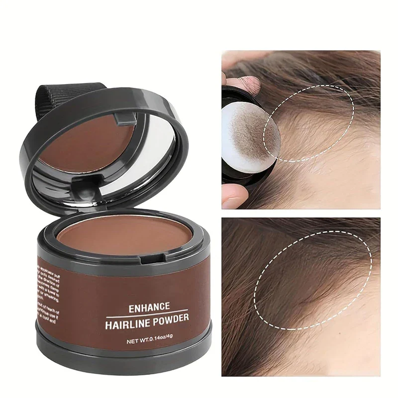 Smimvp Veinsgrain Hair Color, Veinsgrain Root Coverup, Veinsgrain Hair Powder, Veinsgrain Hair Touch Up, Veinsgrain Hairline Shadow Powder, Veins Grain Root Cover Up, Veins Grain Hair Powder-02 Auburn - Image 3