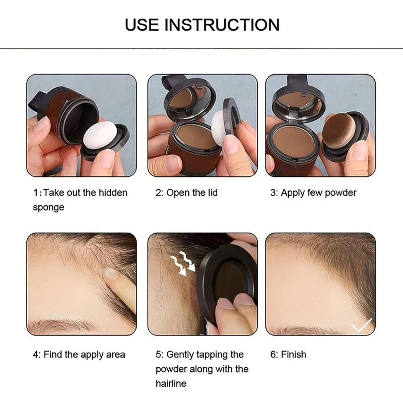Smimvp Veinsgrain Hair Color, Veinsgrain Root Coverup, Veinsgrain Hair Powder, Veinsgrain Hair Touch Up, Veinsgrain Hairline Shadow Powder, Veins Grain Root Cover Up, Veins Grain Hair Powder-02 Auburn - Image 5