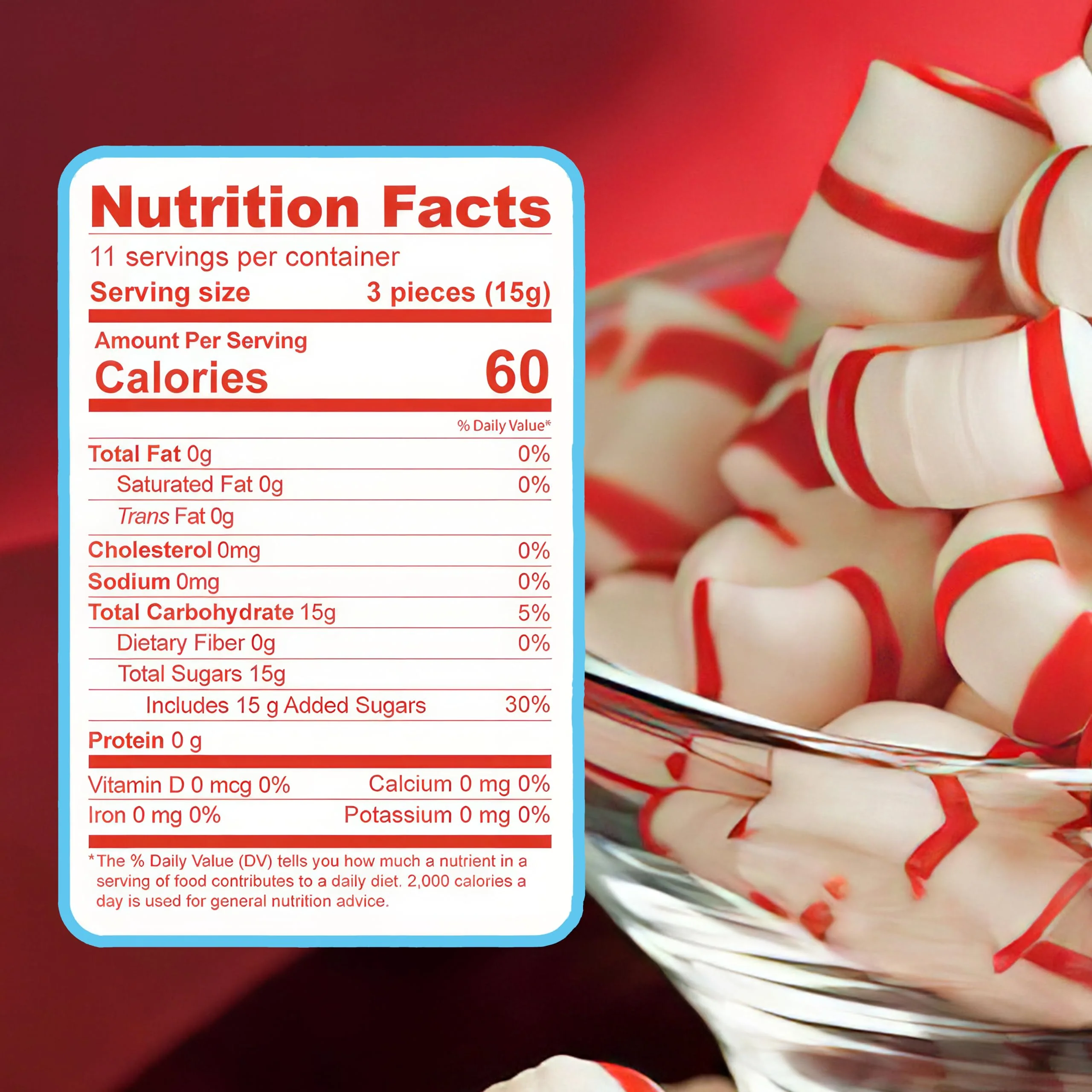 Soft Peppermint Candy Puff Christmas Mints - 5 Pounds Approx 440 Pieces, Mints Individually Wrapped Christmas Candy - Image 7