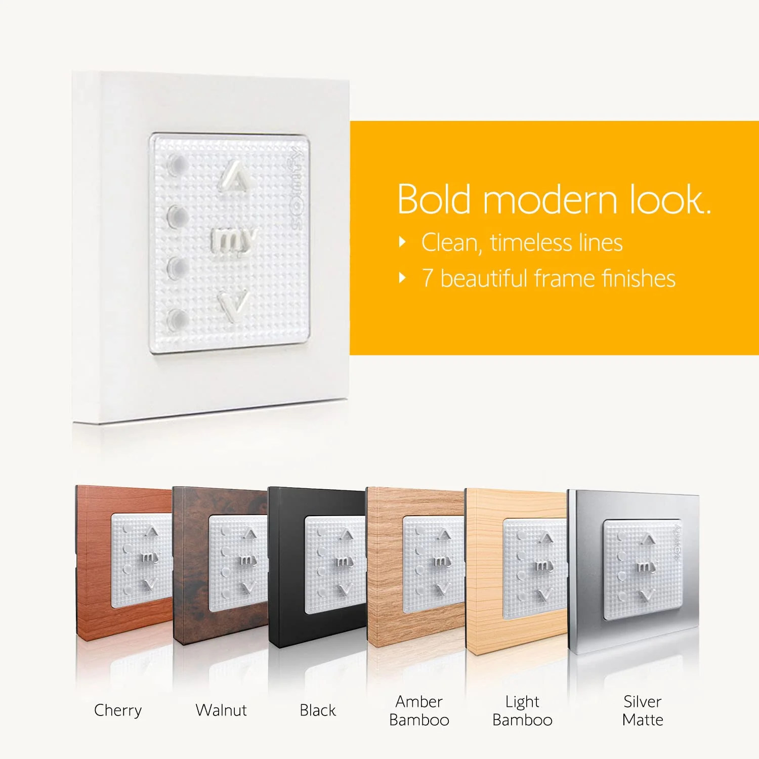 Somfy Smoove 4 RTS Pure - 4-Channel Wall Mount Control for Motorized Shades, Curtains, Blinds - Easy Install, No Electrician Needed - #1811748 - Image 4
