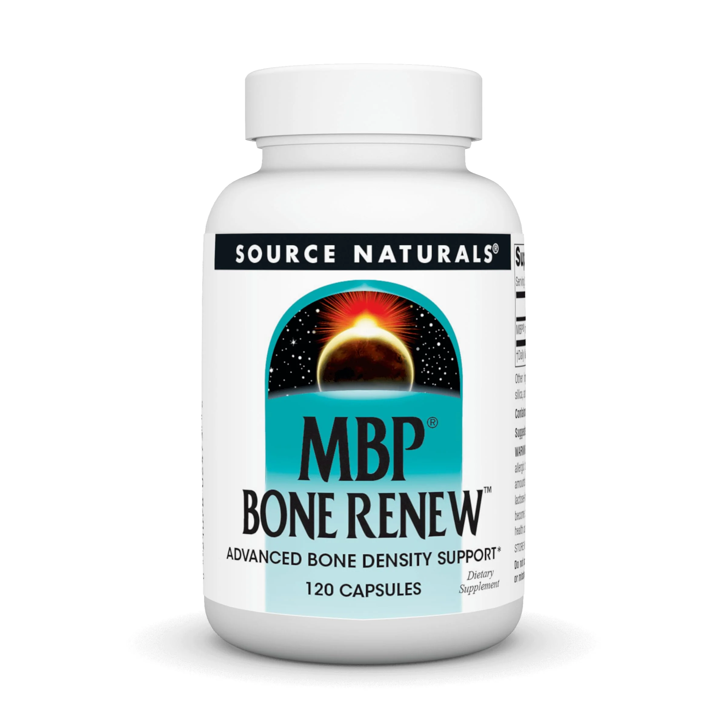 Source Naturals MBP Bone Renew - Milk Protein for Advanced Bone Density Support* - 120 Capsules