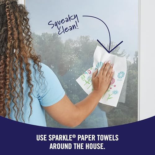 Sparkle Pick-A-Size Paper Towels, 24 Double Rolls = 48 Regular Rolls, Everyday Value Paper Towel with Full and Half Sheets - Image 18
