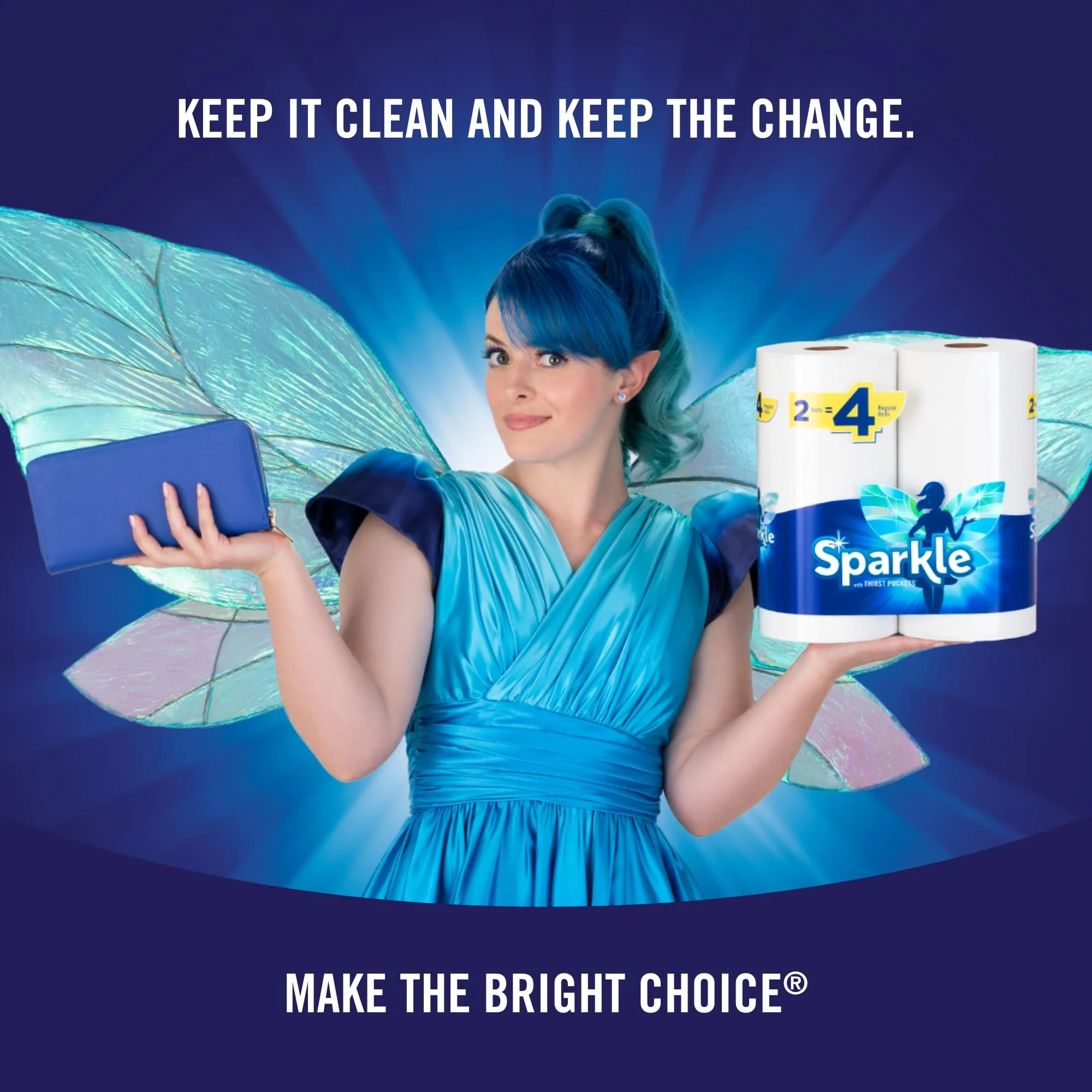 Sparkle Pick-A-Size Paper Towels, 24 Double Rolls = 48 Regular Rolls, Everyday Value Paper Towel with Full and Half Sheets - Image 19