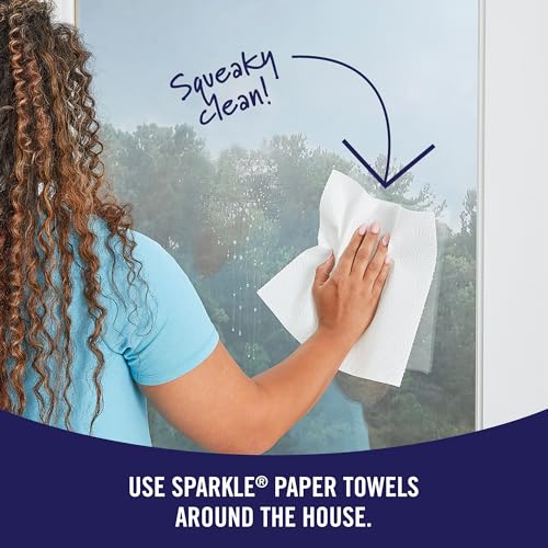 Sparkle Pick-A-Size Paper Towels, 24 Double Rolls = 48 Regular Rolls, Everyday Value Paper Towel with Full and Half Sheets - Image 74