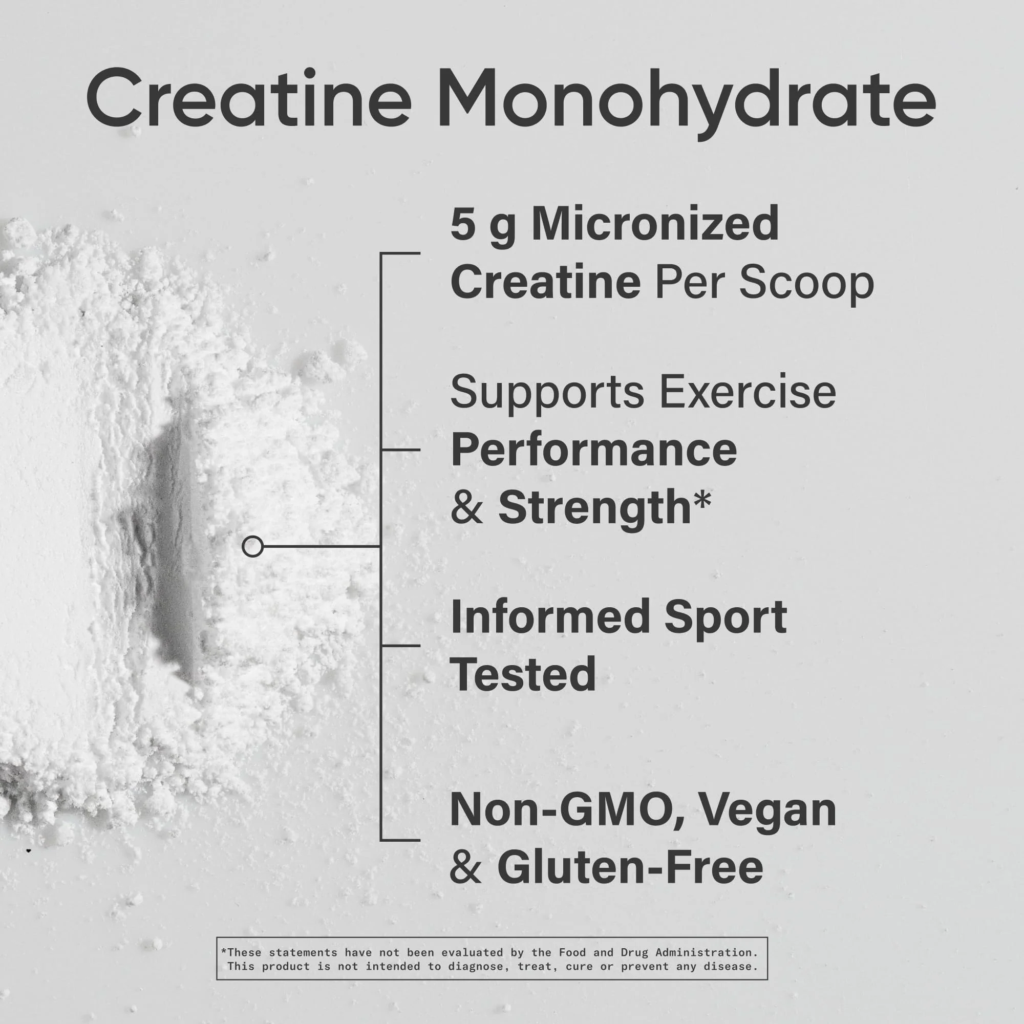 Sports Research Creatine Monohydrate - Gain Lean Muscle, Improve Performance and Strength and Support Workout Recovery - 5 g Micronized Creatine - 1.1LBS - Image 7