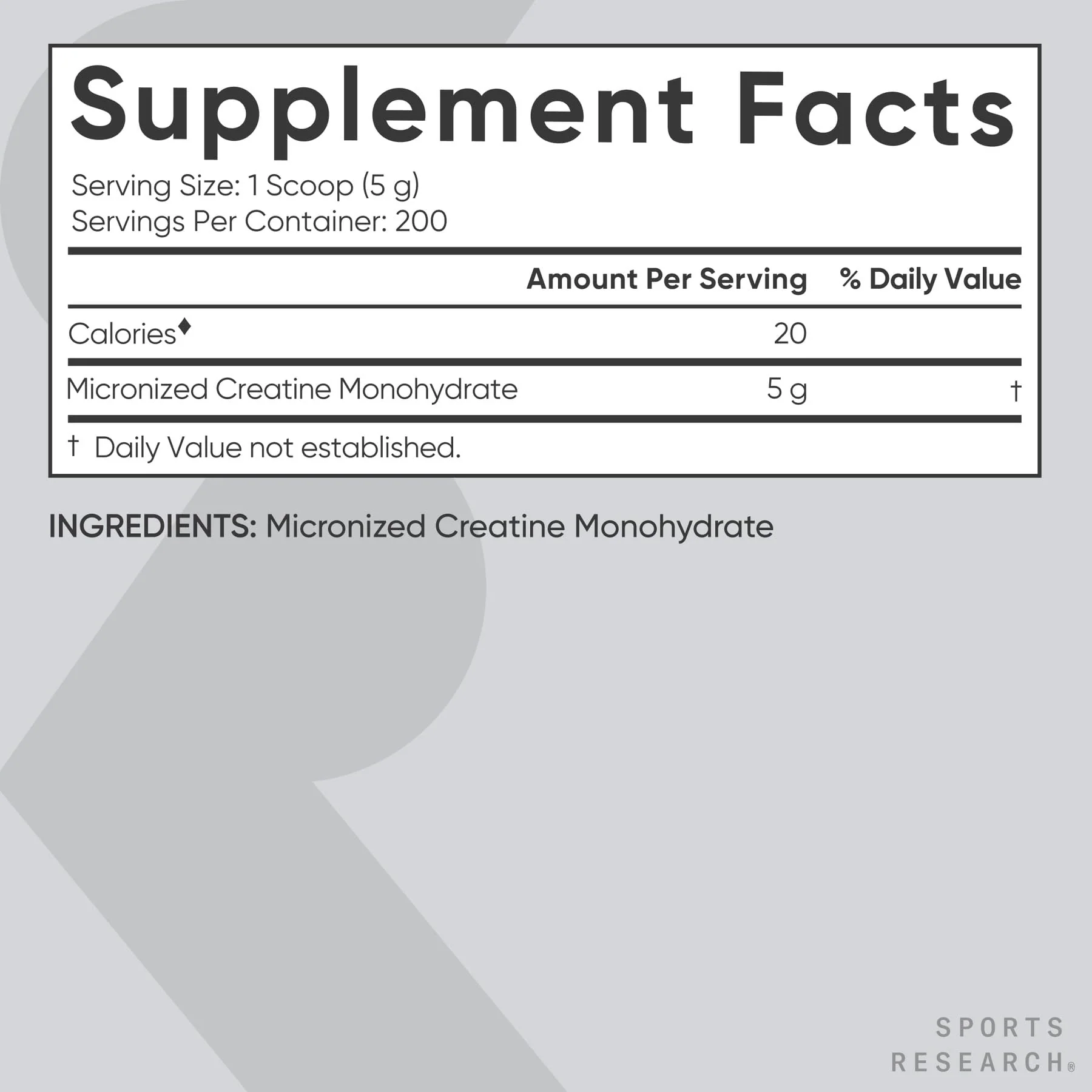 Sports Research Creatine Monohydrate - Gain Lean Muscle, Improve Performance and Strength and Support Workout Recovery - 5 g Micronized Creatine - 35.27 oz - Image 4